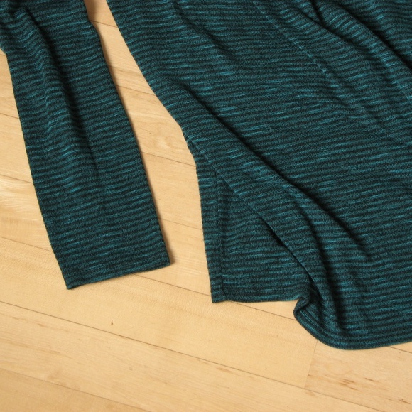 AB Studio Striped Cardigan Asymmetrical - Picture 3 of 5